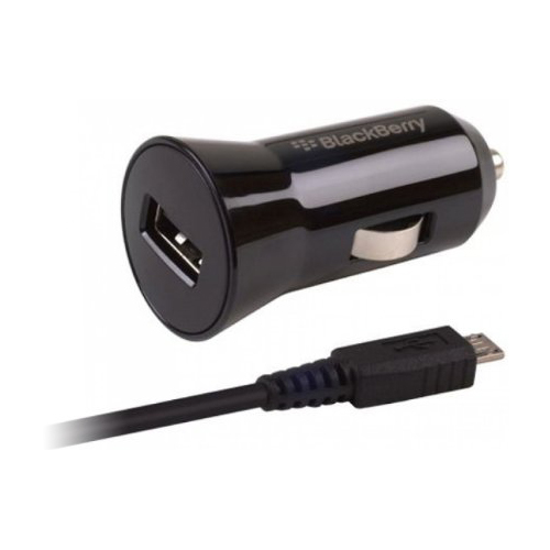 Genuine Blackberry Micro Usb Car Charger  ACC-48157 - Retail Packed - BBMSCG