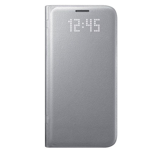Genuine Samsung LED View Cover For SamsungS7 In Silver