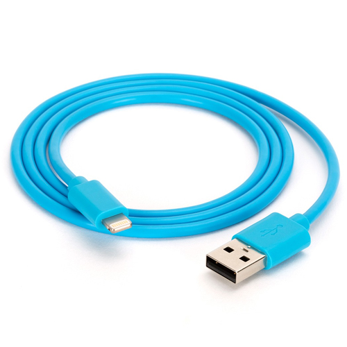 Griffin MFI Lightning USB Data Cable In Blue 1M