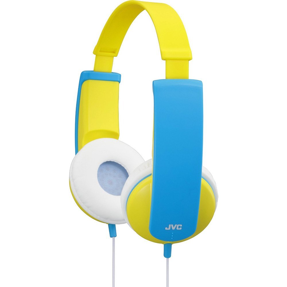 JVC HA-KD5-Y Kids Headphone with Volume Limiter in Yellow/Blue - JVCHAKD5Y