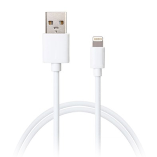 Pama USB Sync and Charge Data Cable to suit iPhone5 In White - MFi Approved