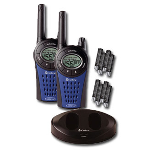 Cobra MT975 Walkie Talkie Radios Twin Pack with  Batteries and charger UK Plug