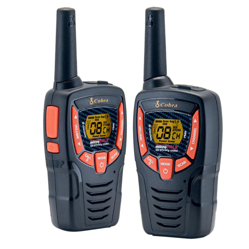 Cobra AM645 Walkie Talkie Radio Twin Pack with  Batteries and USB Charger