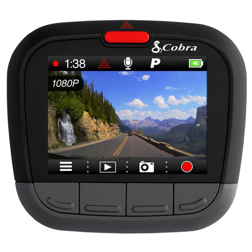 Cobra CDR 875 G Dash Cam - 1080P Full HD with Internal GPS and Bluetooth