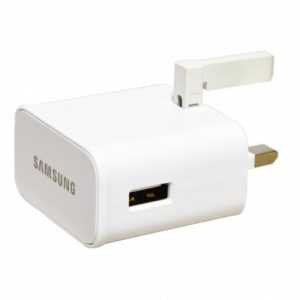 Genuine Samsung 2.0A USB 3 Pin UK Charger Plug Only - Bulk