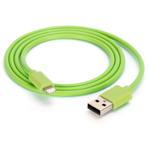 Griffin MFI Lightning USB Data Cable In Green 1M