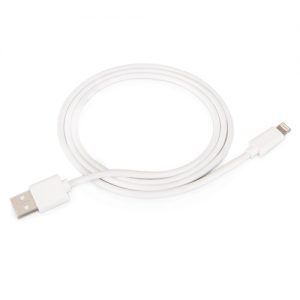 Griffin MFI Lightning USB Data Cable In White 1M