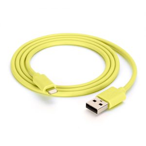 Griffin MFI Lightning USB Data Cable In Yellow1M