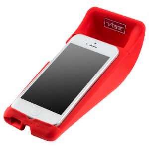 Vibe Slick Cheese Speaker For iPhone5 In Red