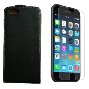 Pama Hard Frame Case For iPhone6 In Black - Includes 3 Screen Protectors FOC