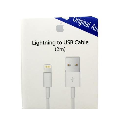Genuine Apple Lightning To USB Cable (2m) Retail Packed - MD819Z