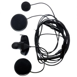 Pama Motor Bike Helmet Speaker and Microphone System for Cobra PMR's *White Boxed*