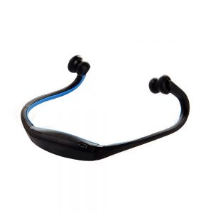 Pama Plug N Go 265 - Bluetooth Sports Neckband Headset - Mic/Remote - Black/Blue