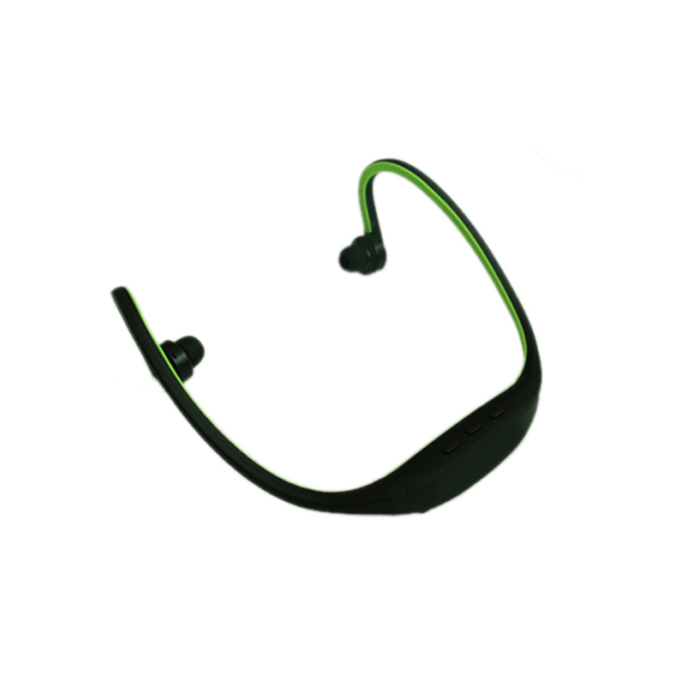 Pama Plug N Go 265 - Bluetooth Sports Neckband Headset - Mic/Remote -Black/Green