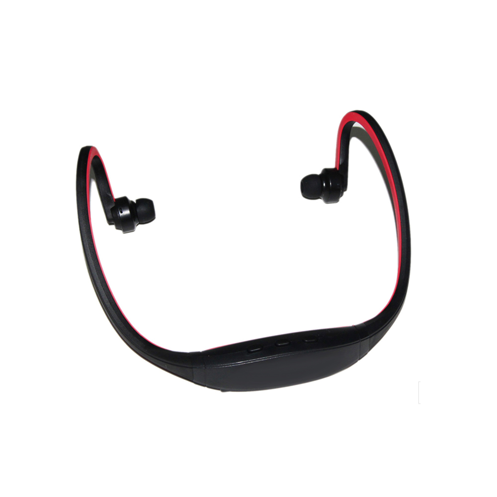 Pama Plug N Go 265 - Bluetooth Sports Neckband Headset - Mic/Remote - Black/Red