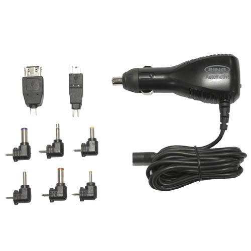 Ring In Car Multi Voltage Power Adaptor With USB - PSURMS11