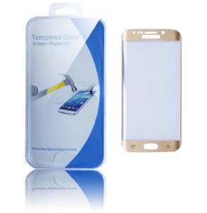 Pama Tempered Glass Screen Protector For Samsung S6 Edge in Gold - SGHS6ETGSPGD
