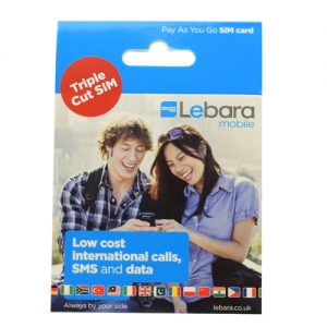 Lebara Mobile Pay As You Go Trio Sim ( Full MicroNano ) Retail Pack