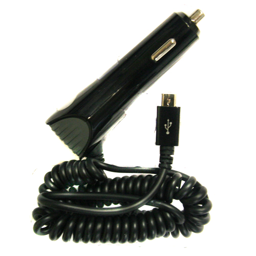 Pama Micro USB In Car Charger with Twin USB 4.8Amp In Black