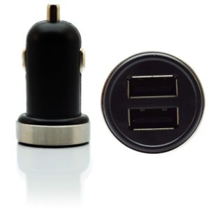 Pama Universal Twin USB In Car Charger 2A - USBM2SCBK2A