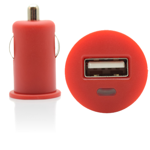 Pama Universal USB In Car Charger In Red 1A - USBMSCR